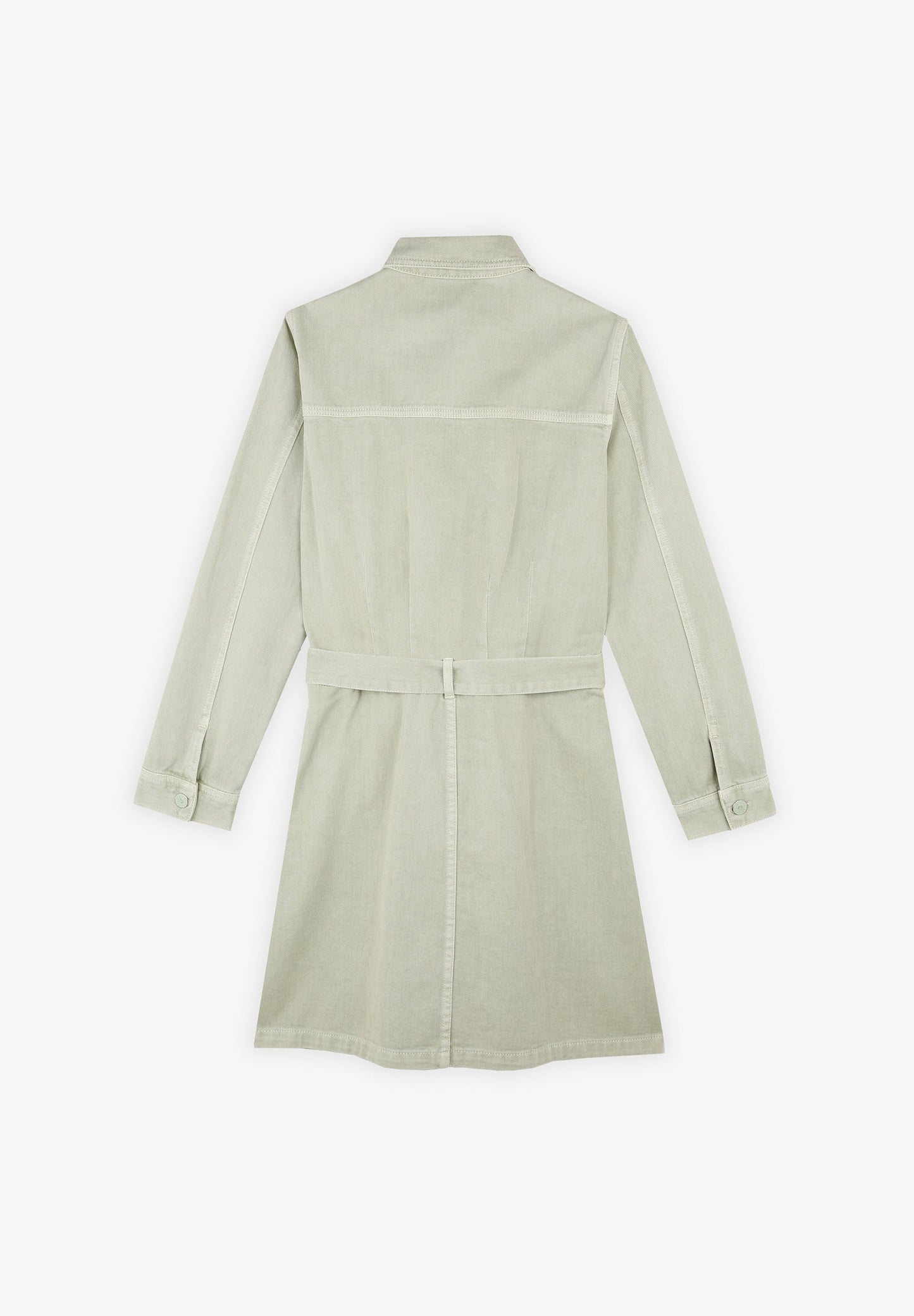 VESTIDO DENIM COM LAÇO