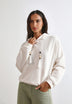 SWEATSHIRT COM BORLAS E CAPUZ