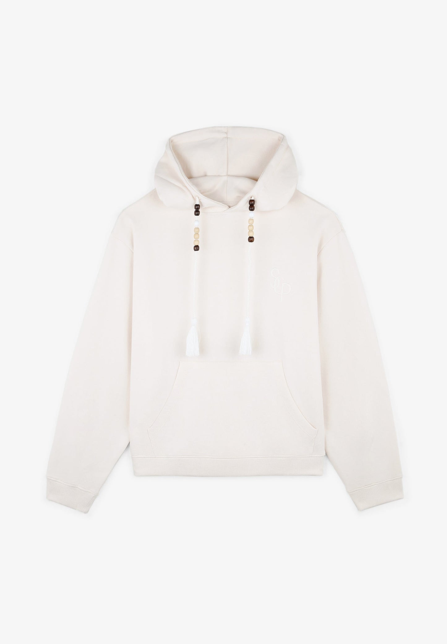 SWEATSHIRT COM BORLAS E CAPUZ