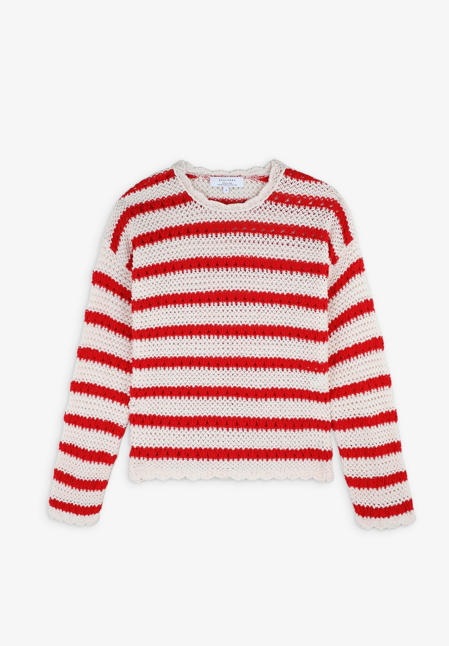 SWEATER CROCHÉ ÀS RISCAS