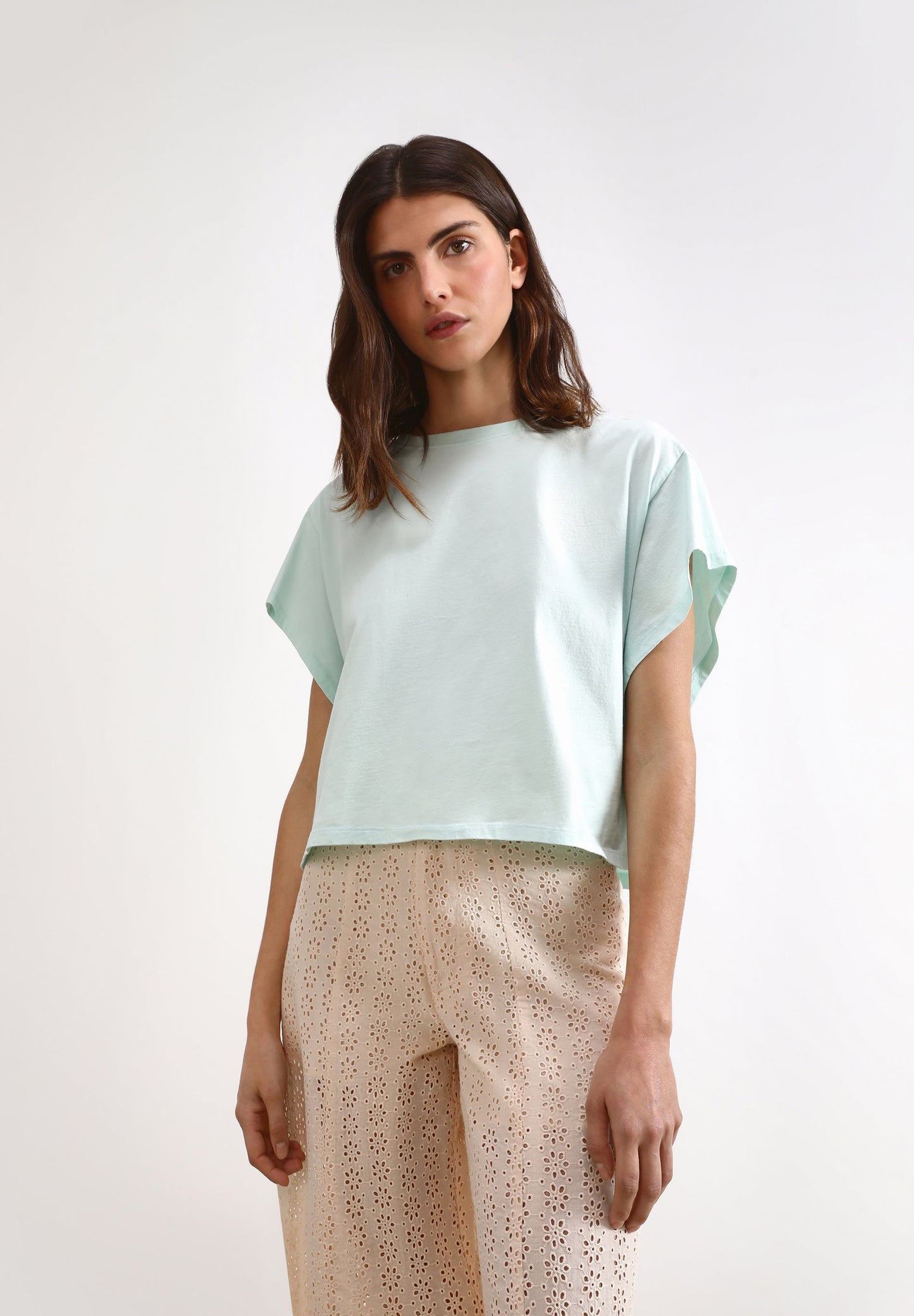 T-SHIRT DE MANGA FLUIDA