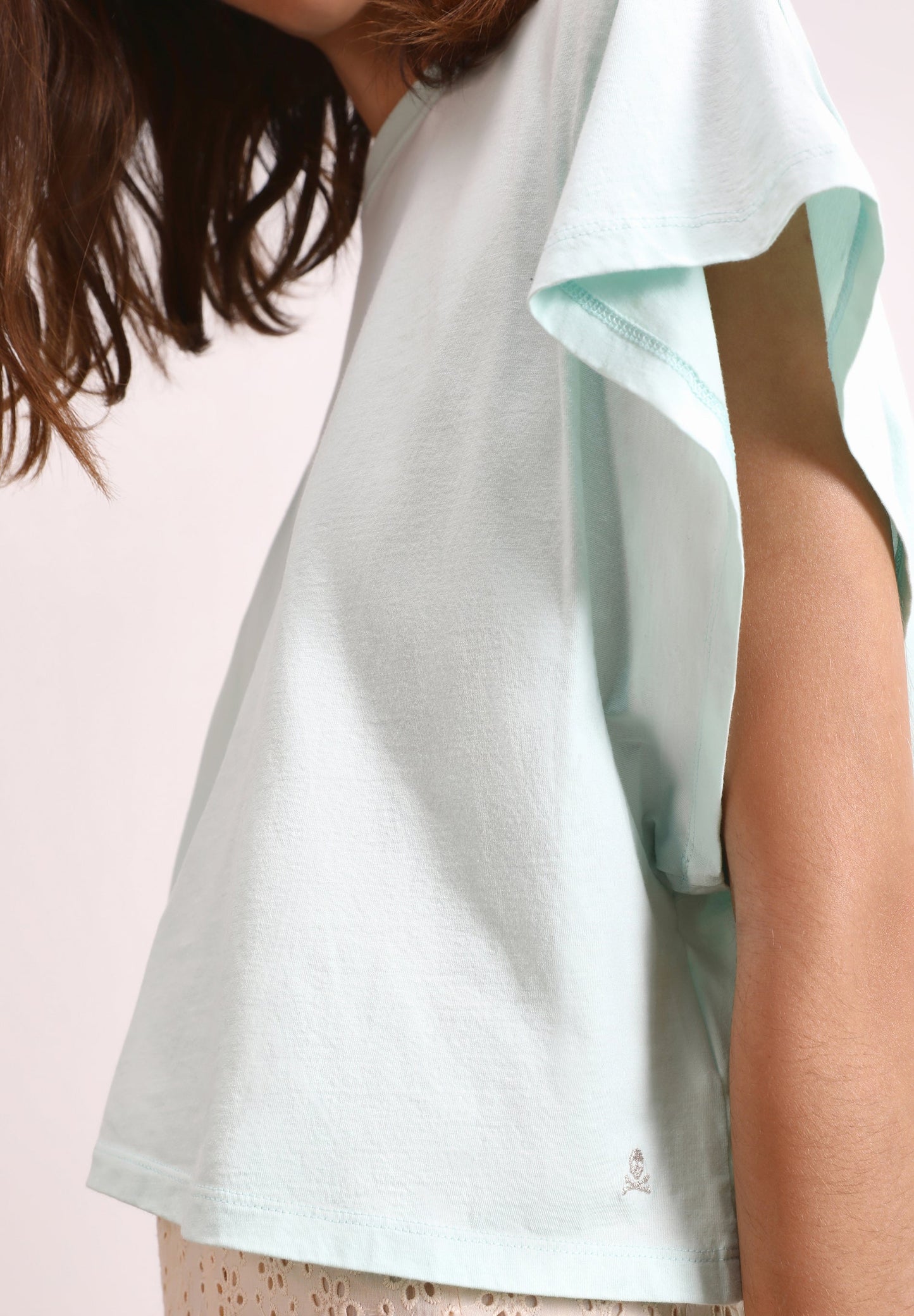 T-SHIRT DE MANGA FLUIDA