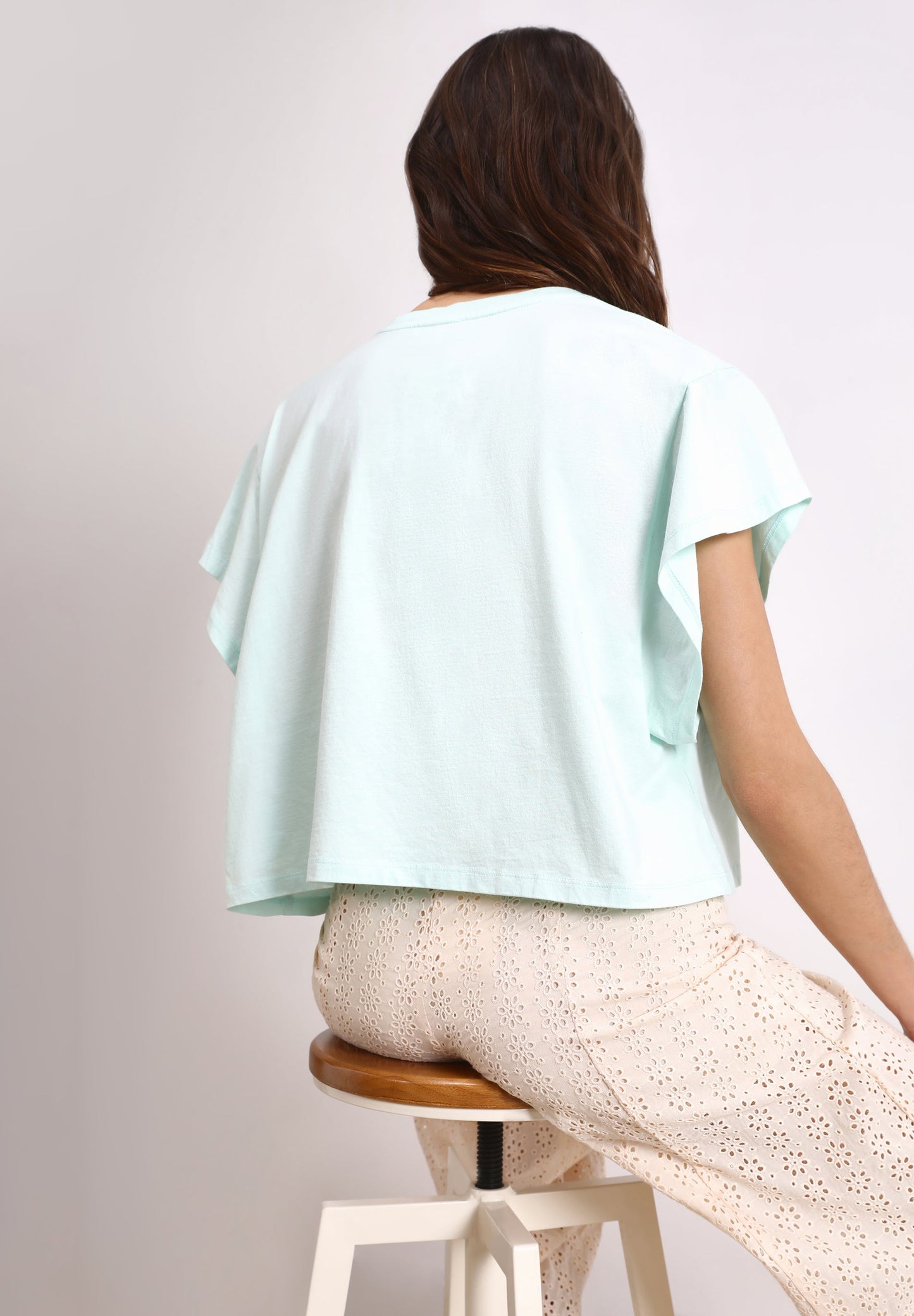 T-SHIRT DE MANGA FLUIDA