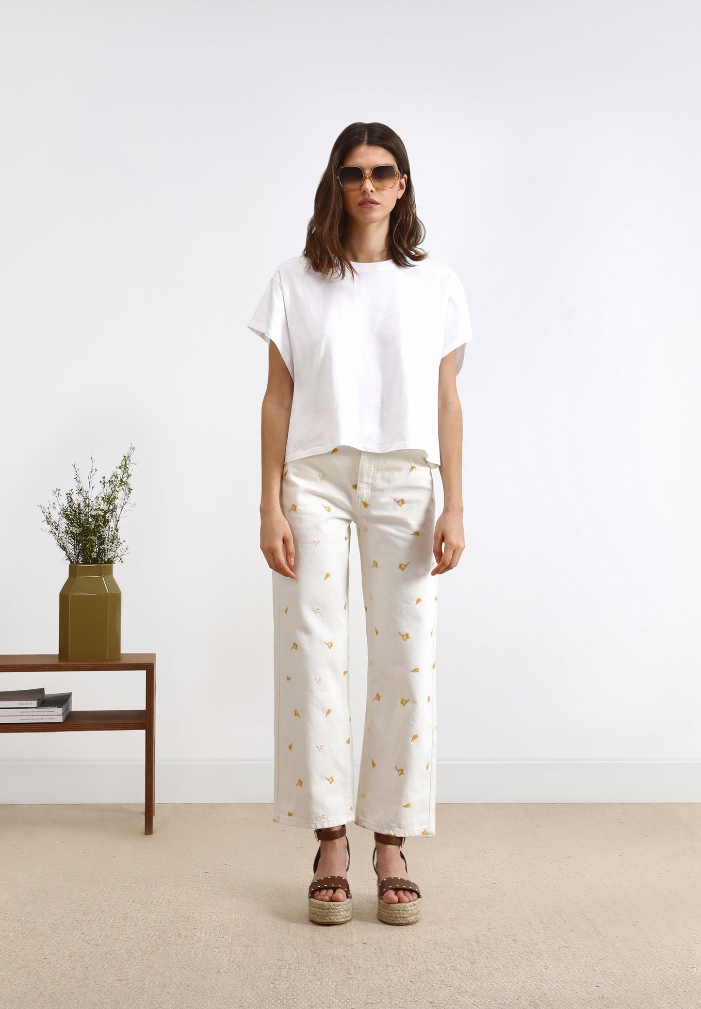 T-SHIRT DE MANGA FLUIDA