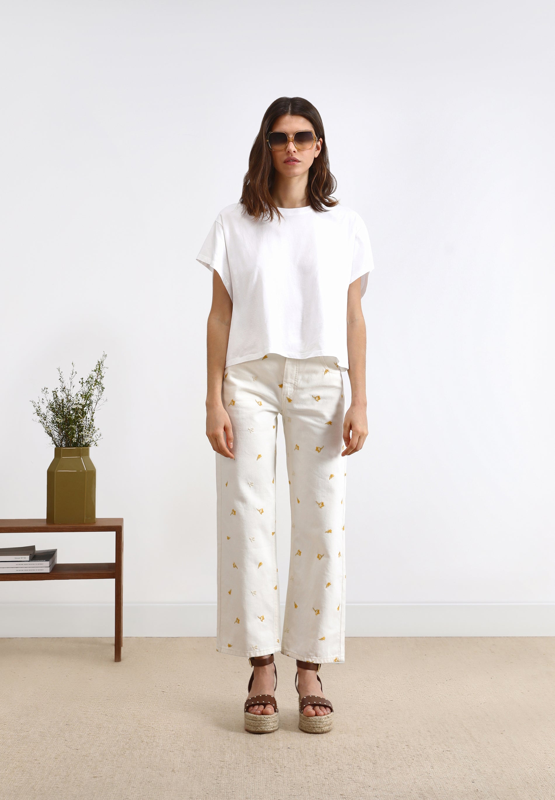 T-SHIRT DE MANGA FLUIDA