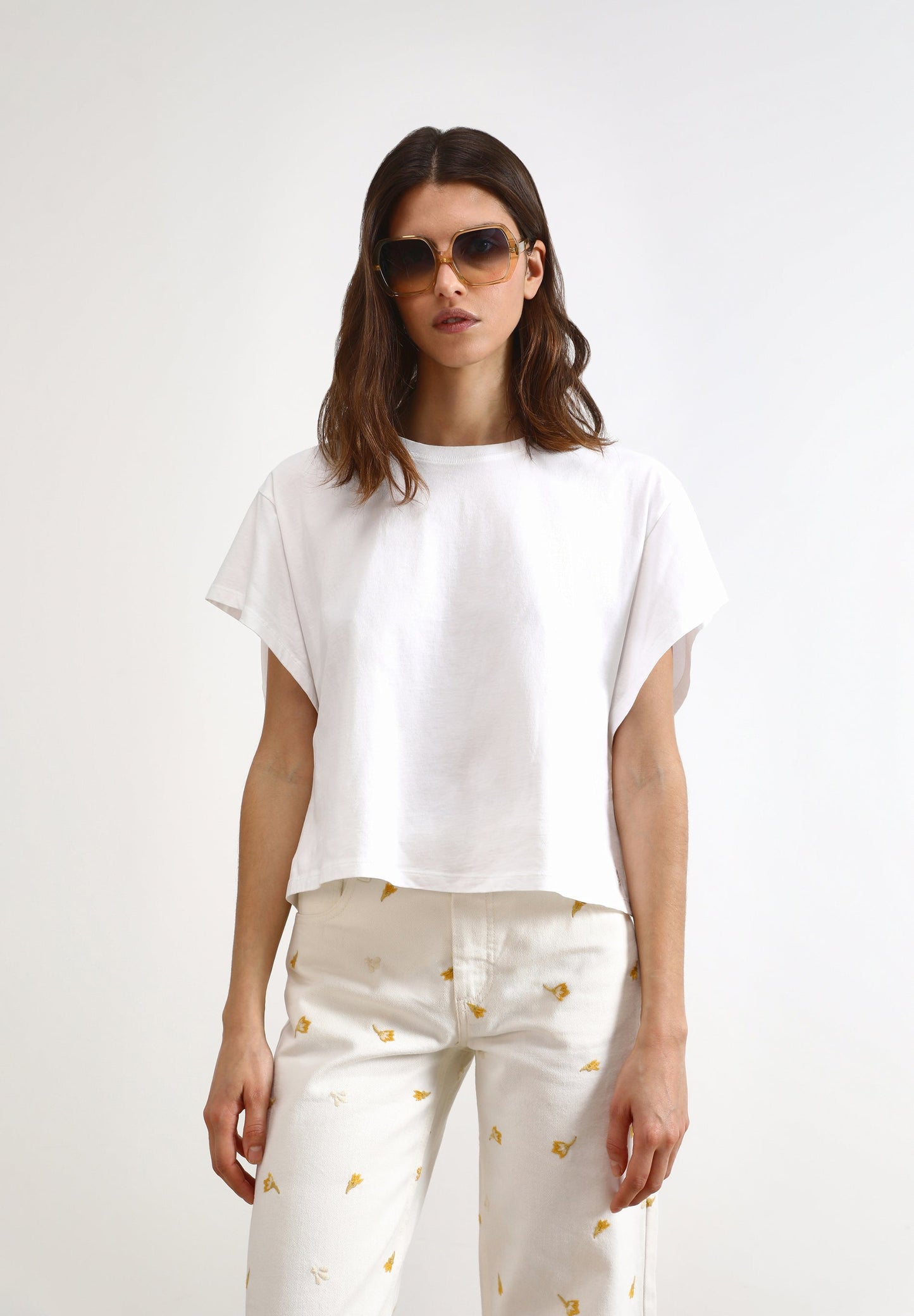 T-SHIRT DE MANGA FLUIDA