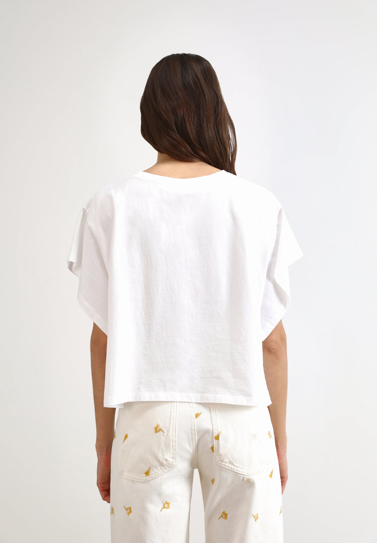 T-SHIRT DE MANGA FLUIDA