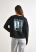 SWEATSHIRT COM PADRÃO ATRÁS