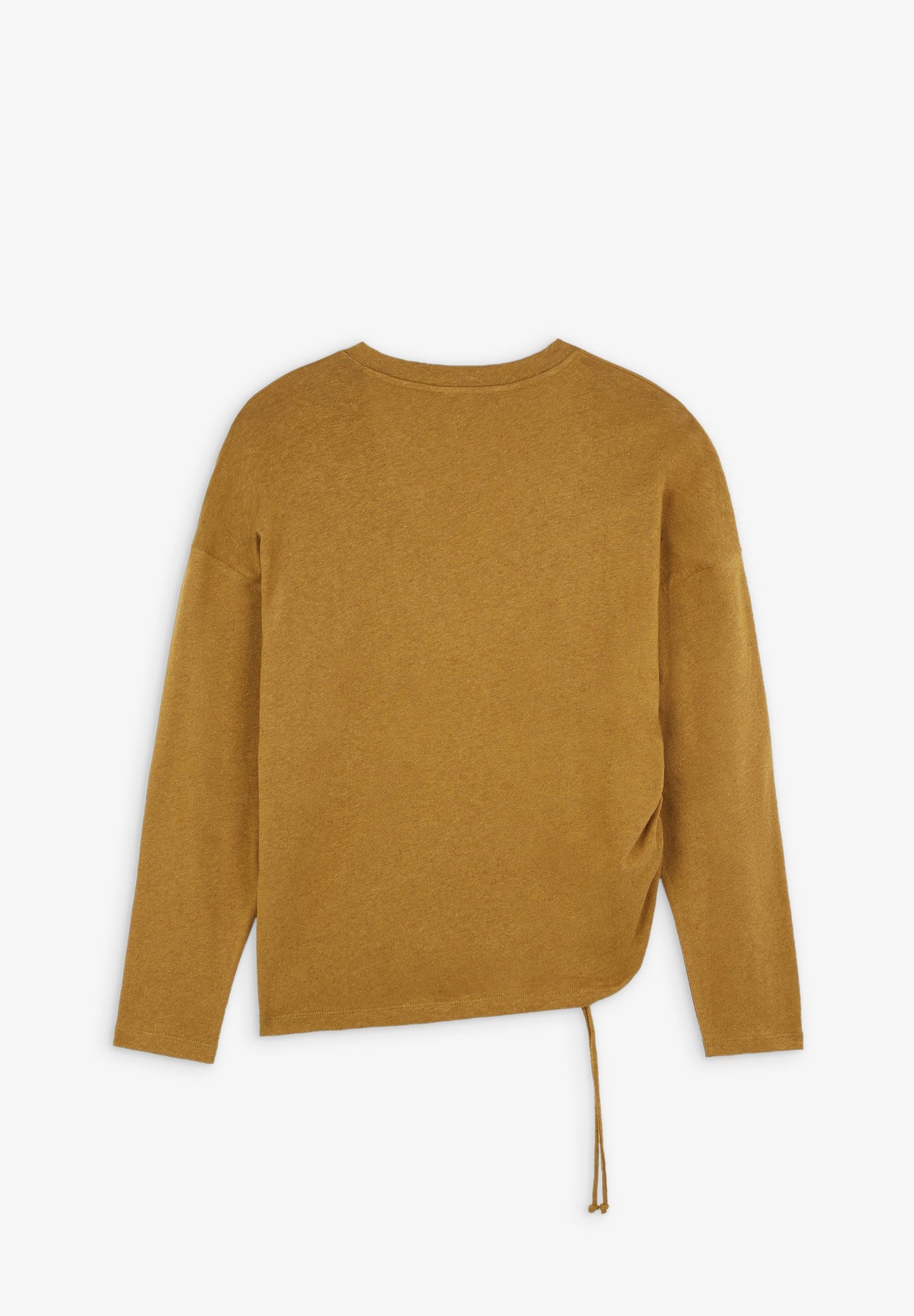 T-SHIRT DE LINHO DE MANGA COMPRIDA