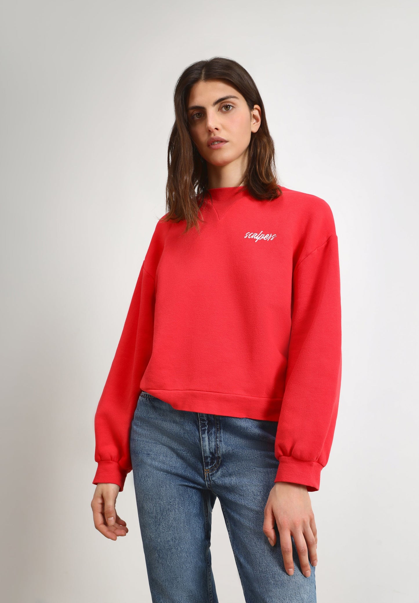 SWEATSHIRT COM LOGO NO PEITO