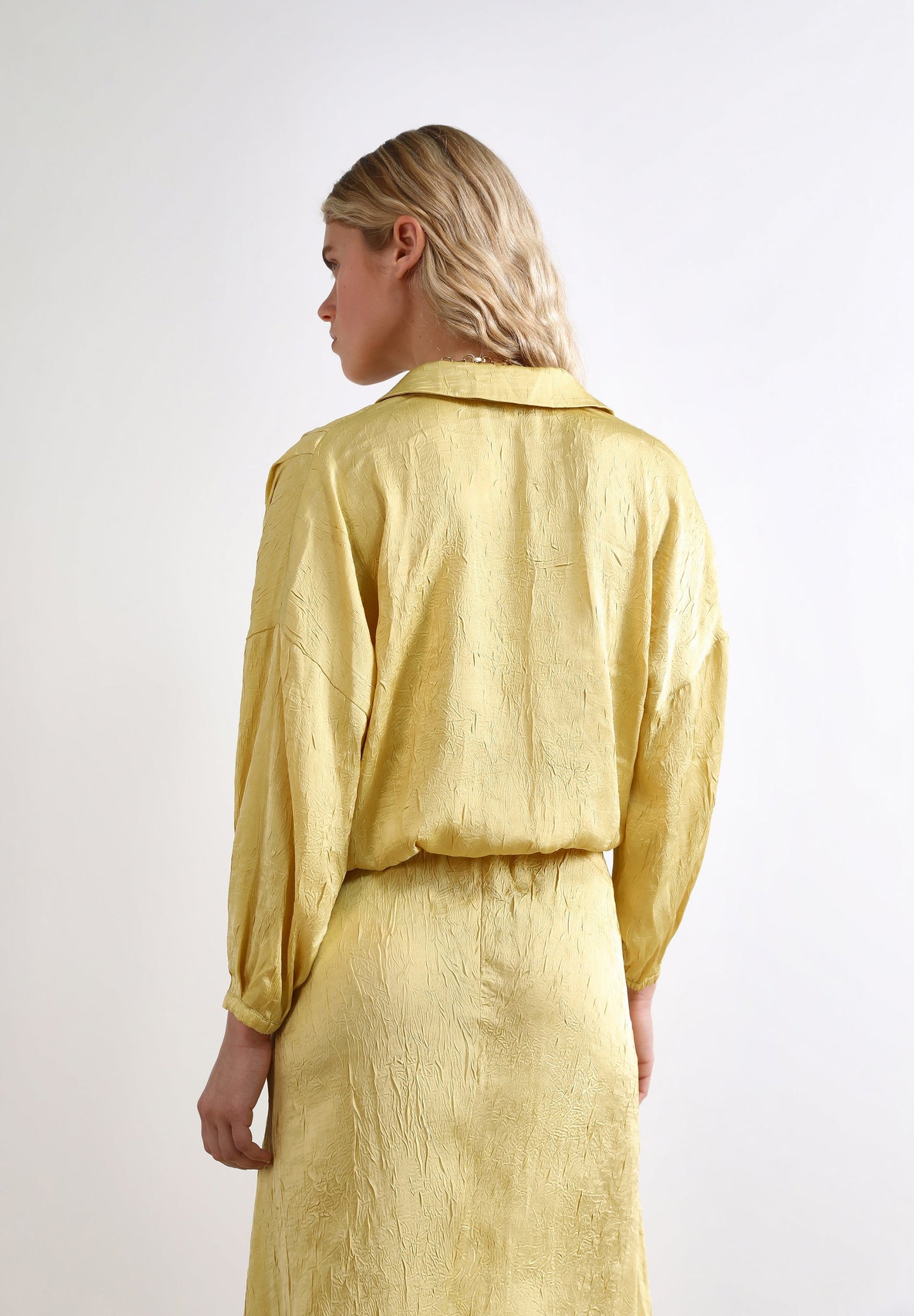 BLUSA EM JACQUARD CRUZADA