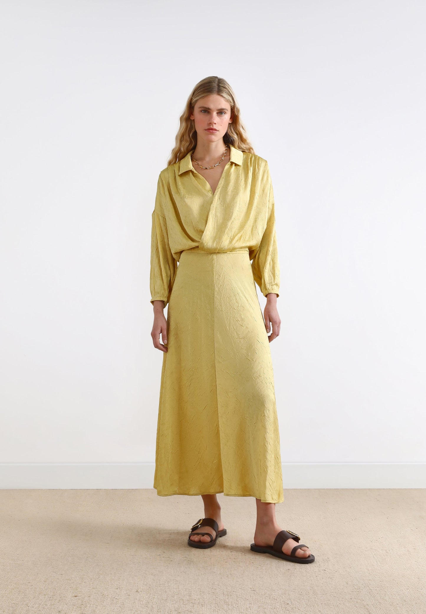 BLUSA EM JACQUARD CRUZADA