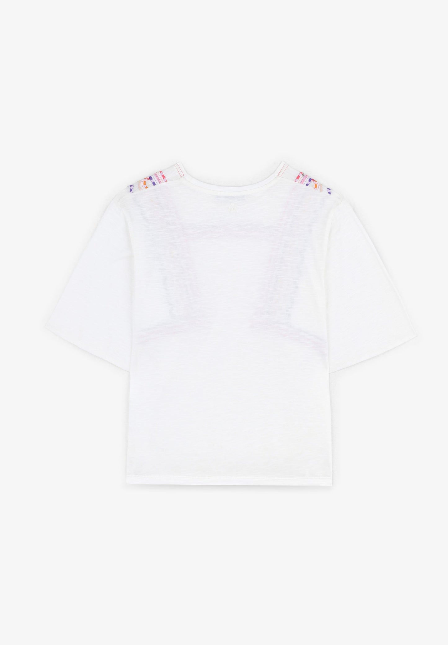 T-SHIRT COM BORDADO DE BEADING