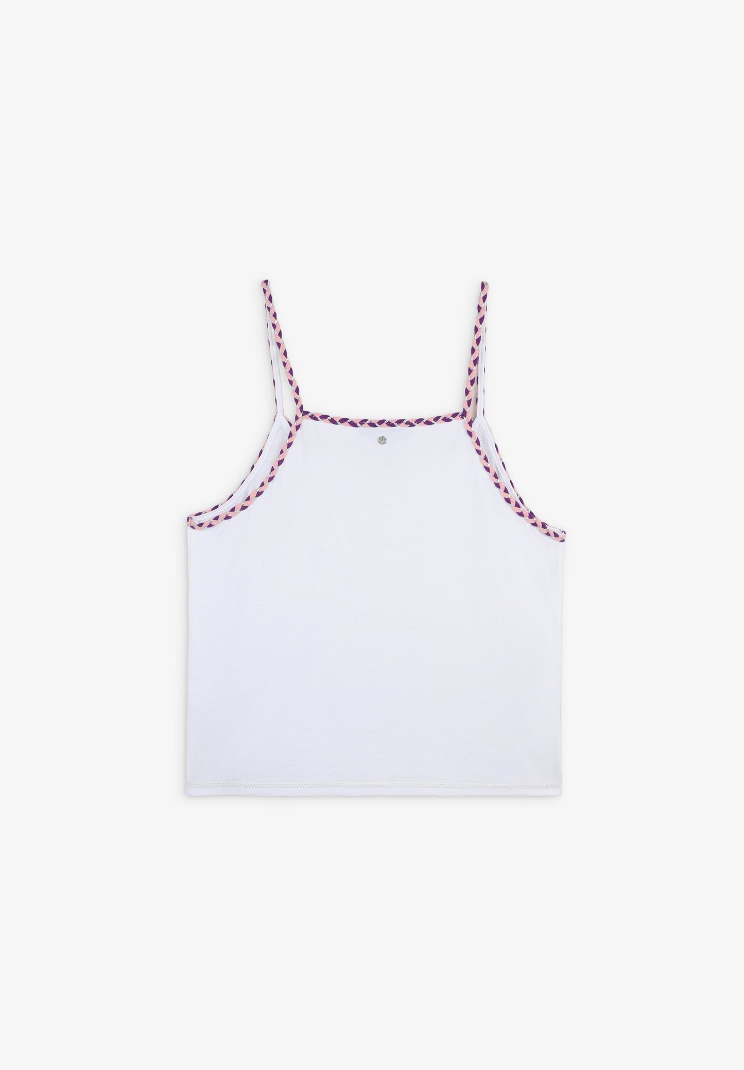 T-SHIRT DE ALÇAS COM PORMENOR