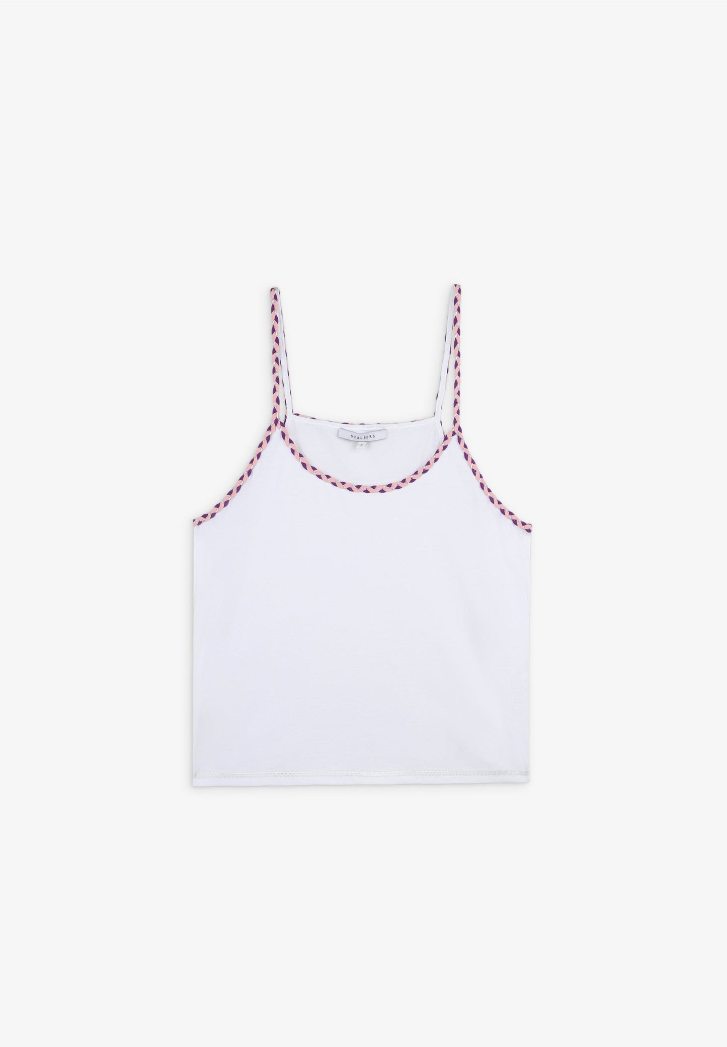 T-SHIRT DE ALÇAS COM PORMENOR