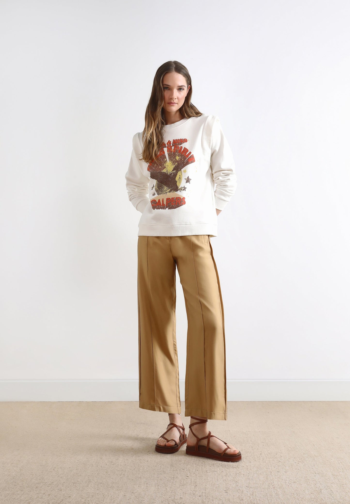 SWEATSHIRT COM PADRÃO DE ÁGUIA