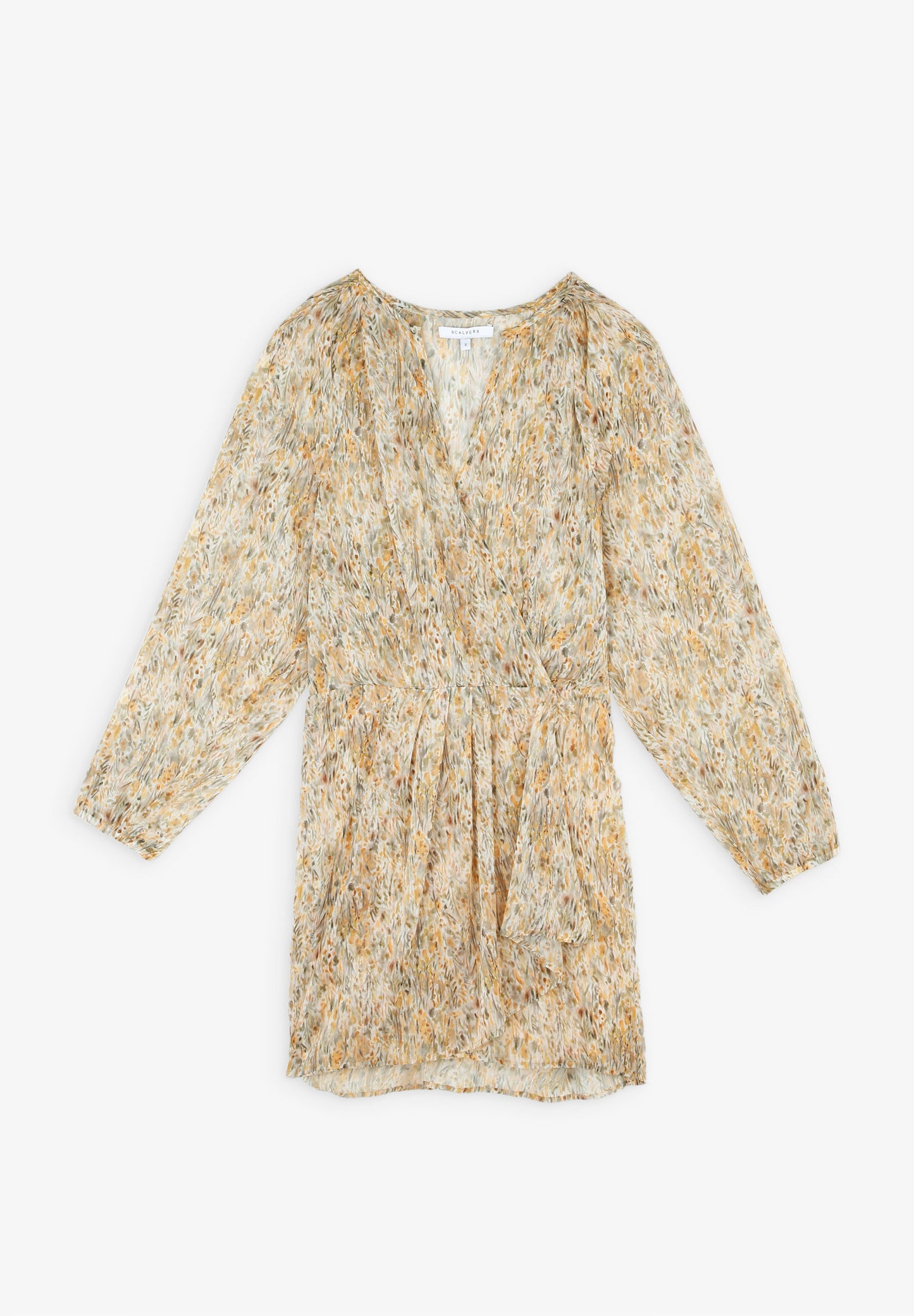 VESTIDO COM FIO METALIZADO