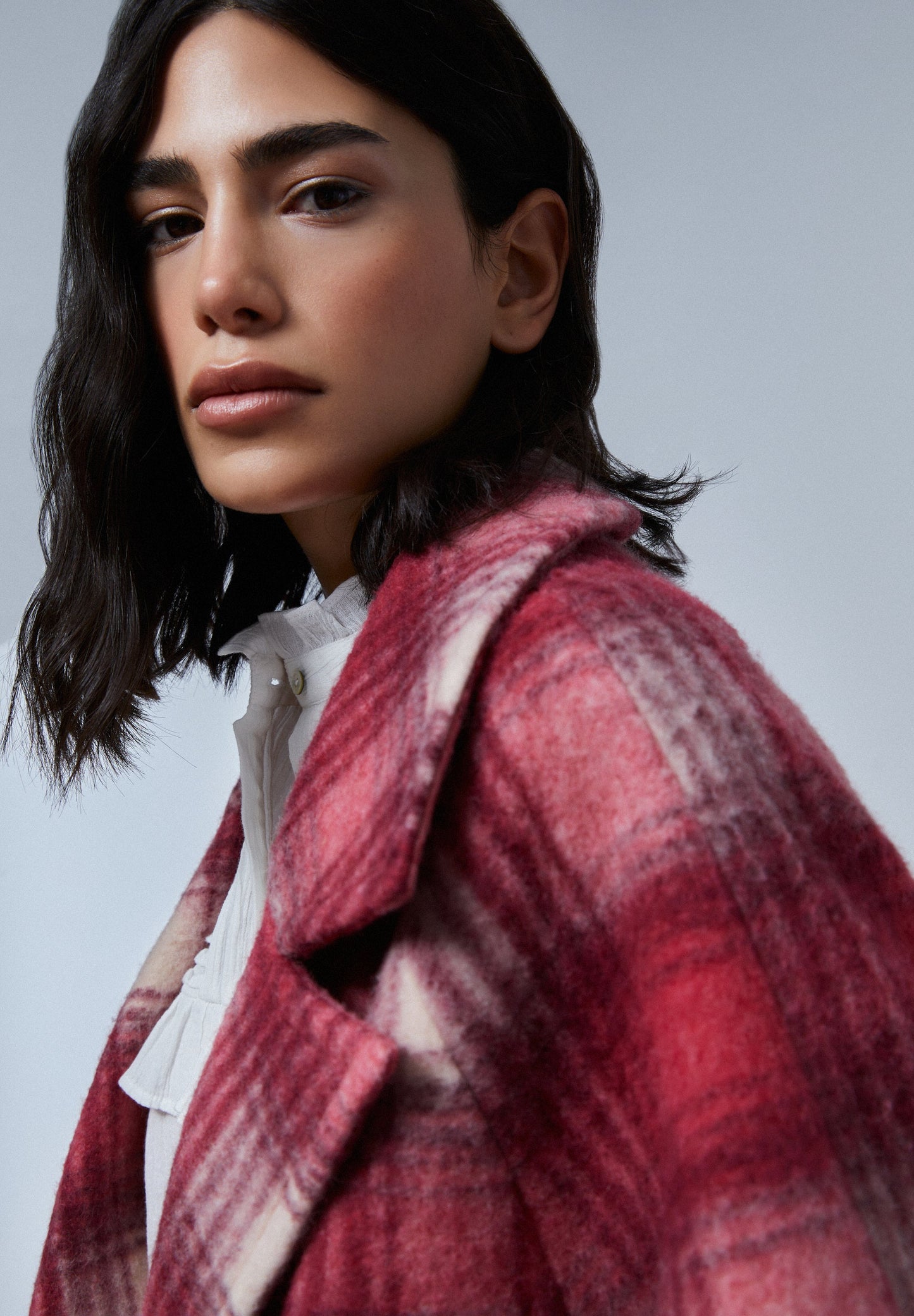 CASACO CURTO DE XADREZ