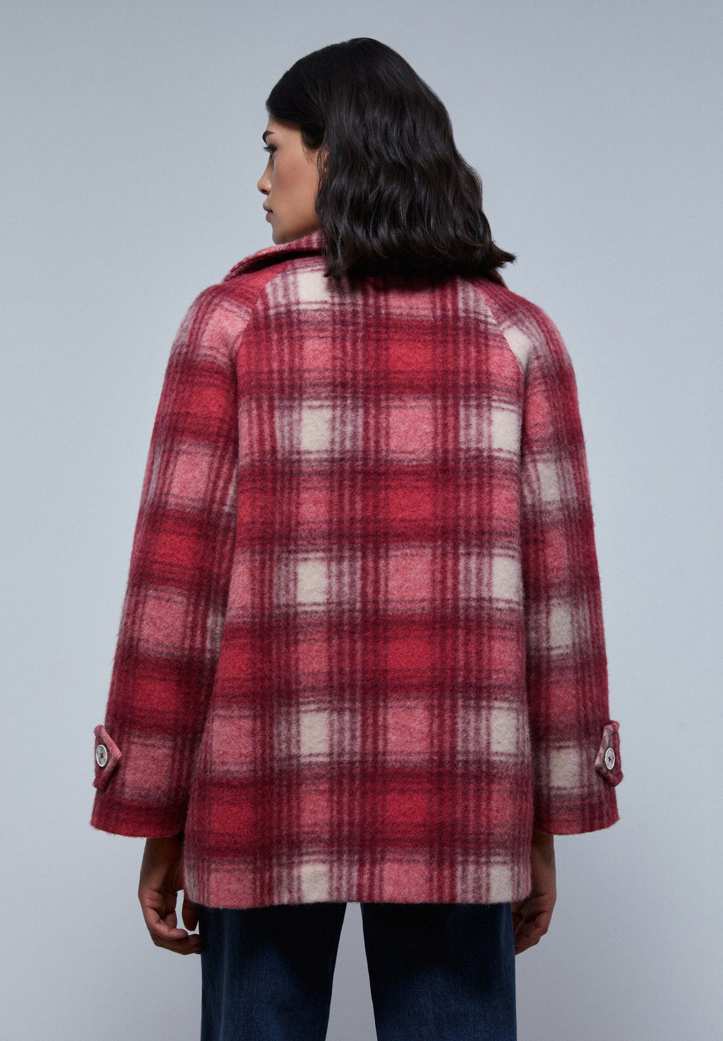 CASACO CURTO DE XADREZ