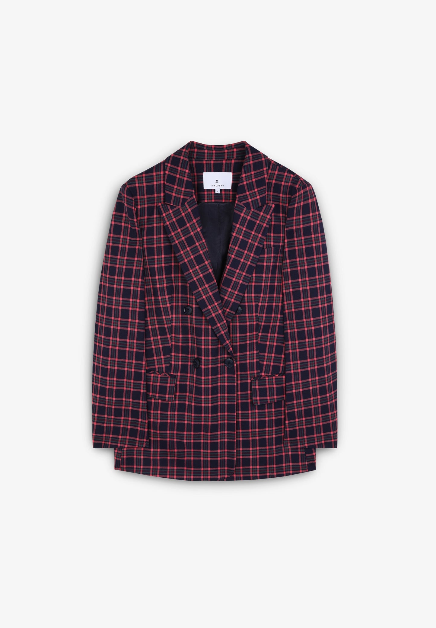 BLAZER XADREZ COM GOLA PONTA DE LANÇA