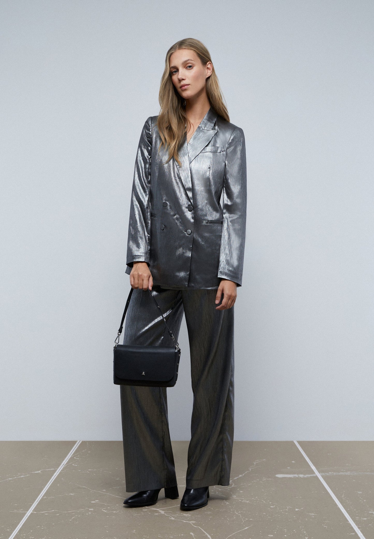 BLAZER CRUZADO ACETINADO