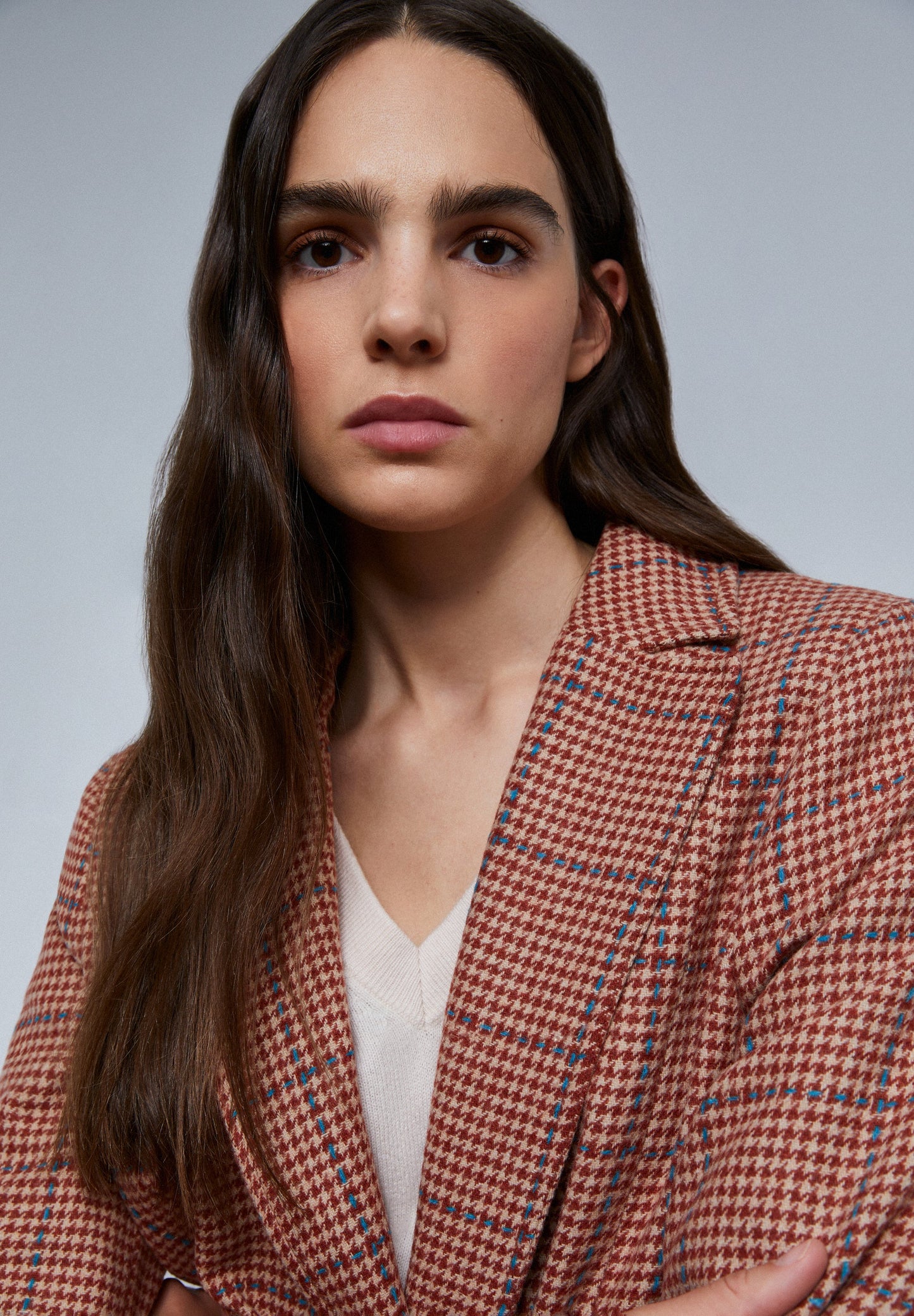 BLAZER DE XADREZ COM CINTO