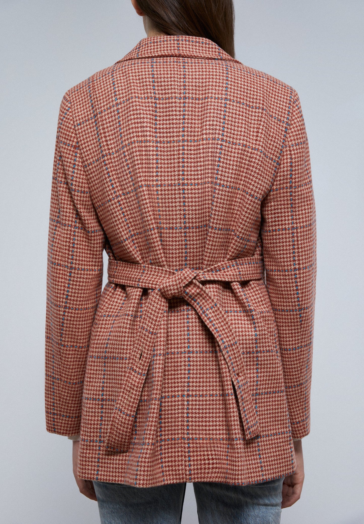 BLAZER DE XADREZ COM CINTO