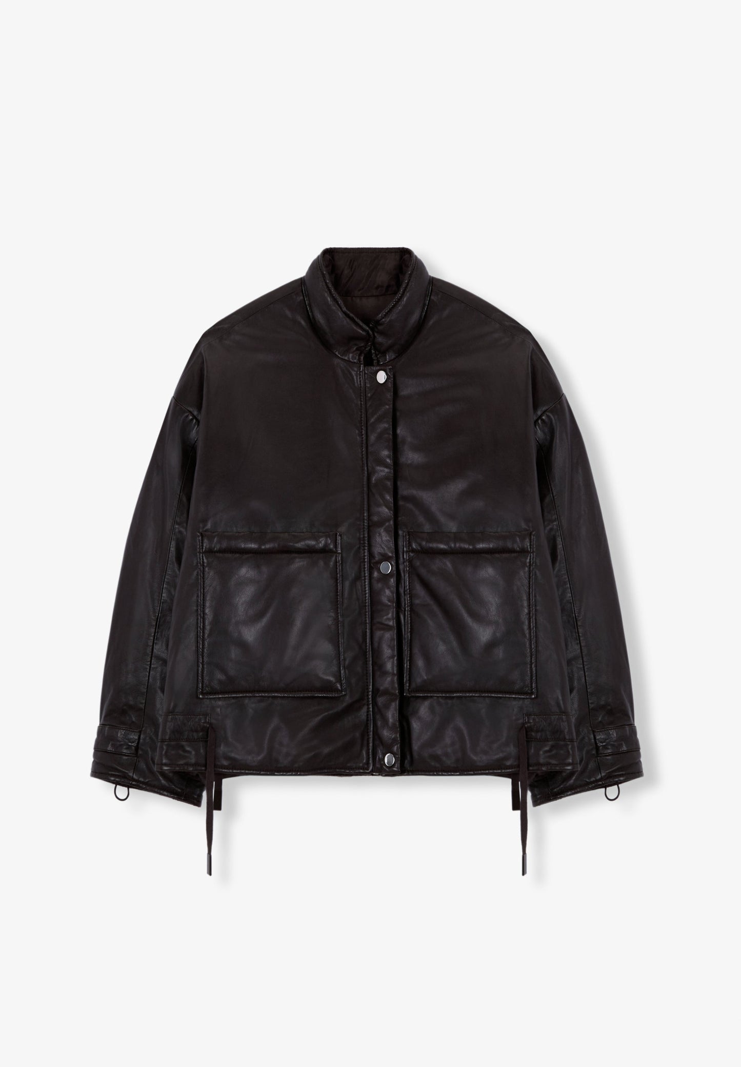 CARDIGAN EM PELE ACOLCHOADO