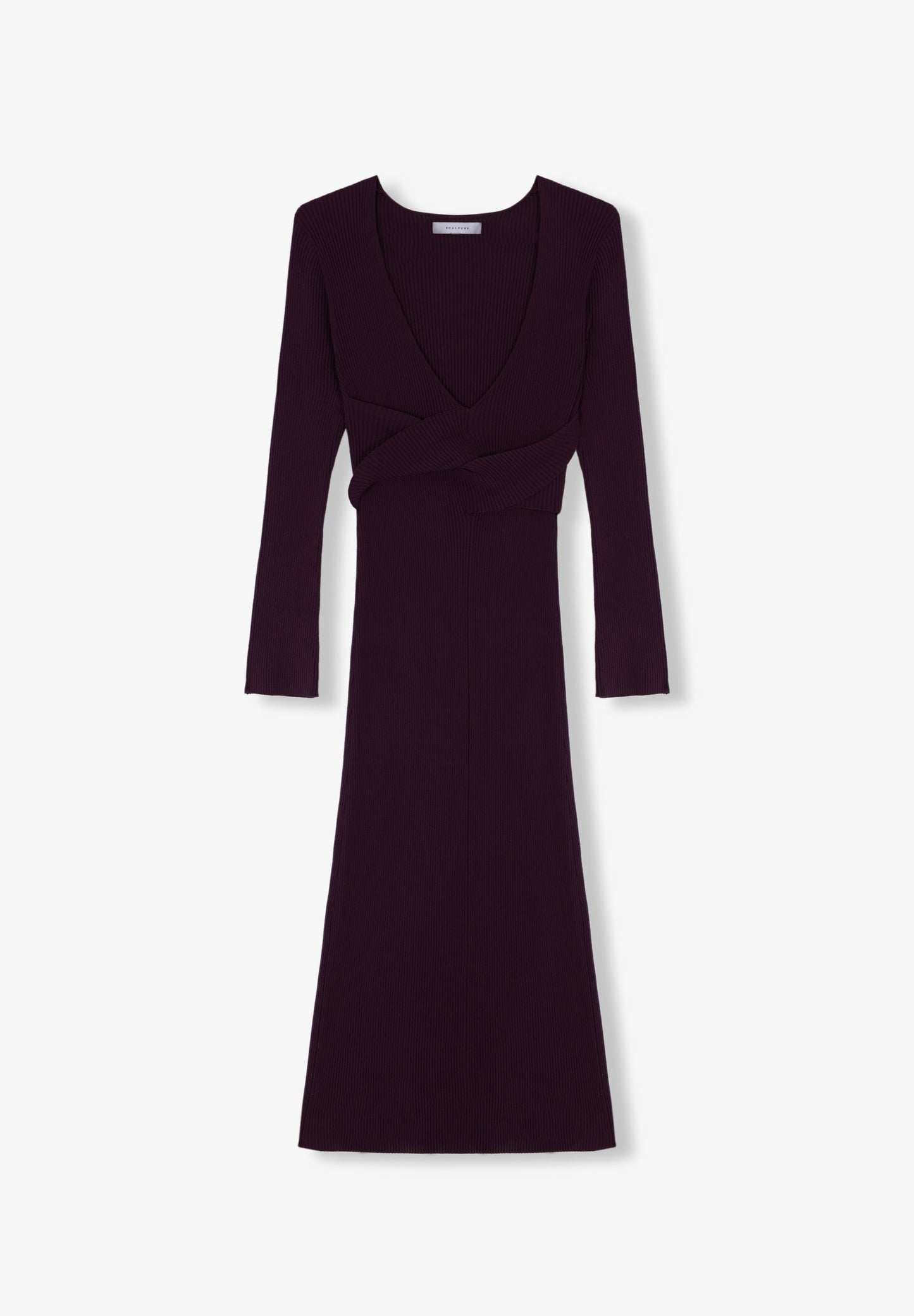 VESTIDO DE MALHA TEXTURA DIAMANTE