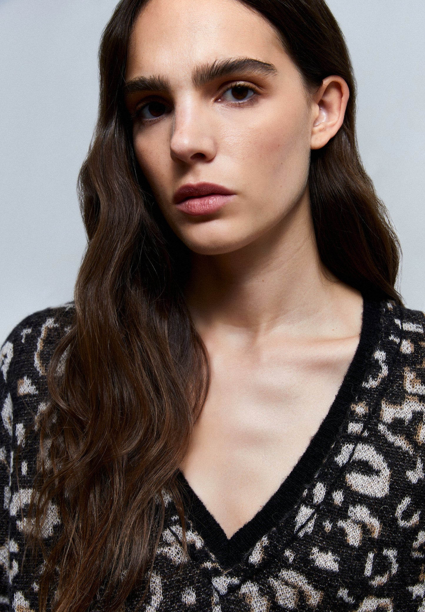 SWEATER EM MALHA COM ESTAMPADO ANIMAL