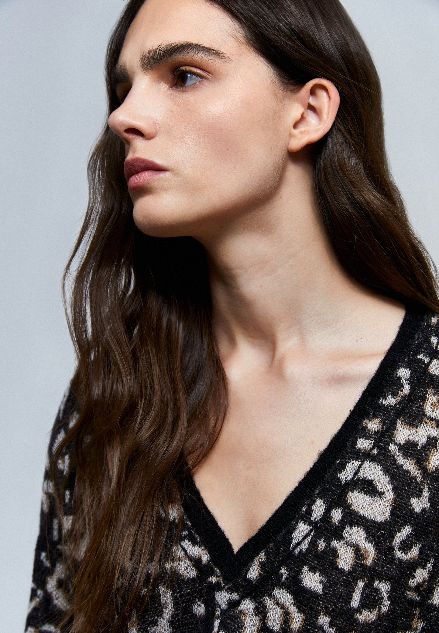 SWEATER EM MALHA COM ESTAMPADO ANIMAL