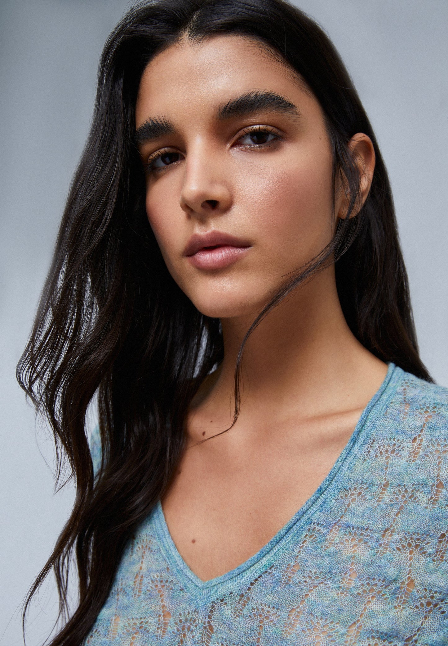 SWEATER DE MALHA COM RENDILHADO