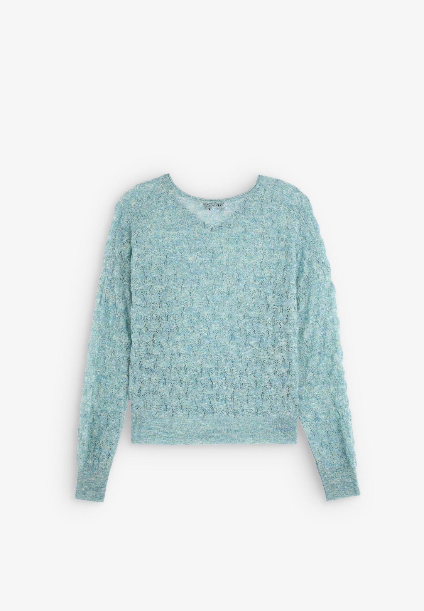 SWEATER DE MALHA COM RENDILHADO