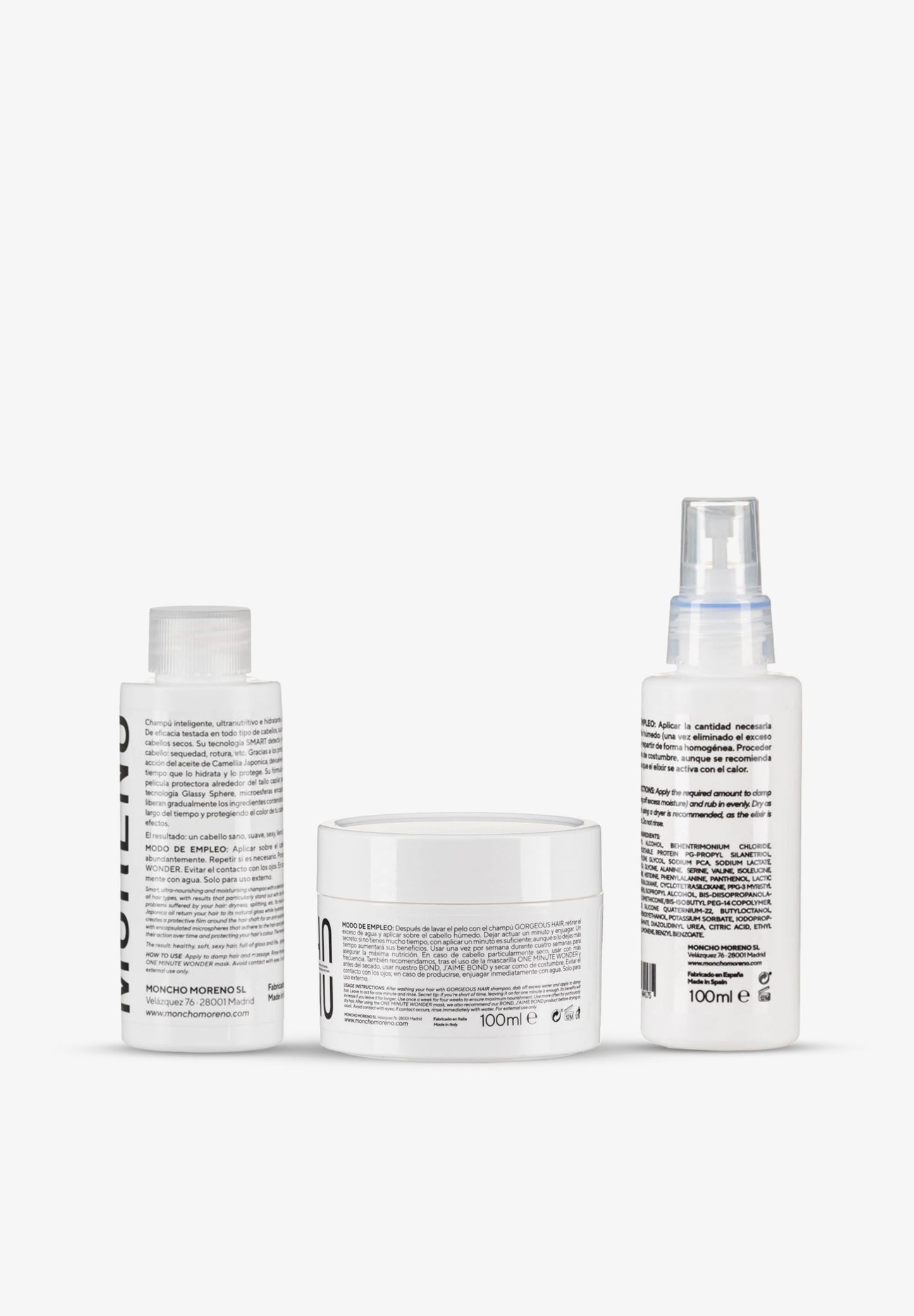 MONCHO MORENO | PACK THE MUST TRAVEL KIT 100 ML