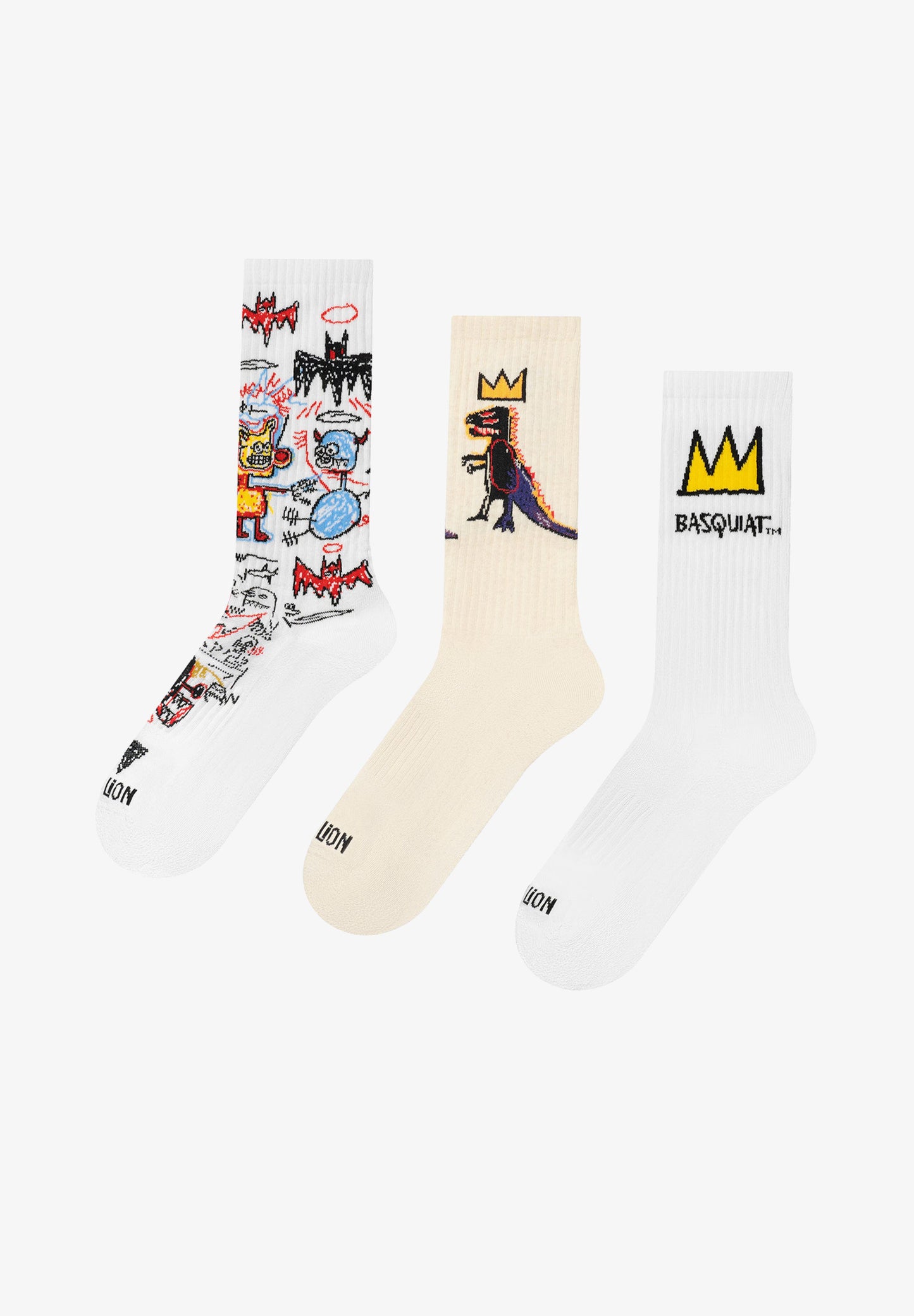 JIMMY LION | CALCETINES ATHLETIC BASQUIAT PACK