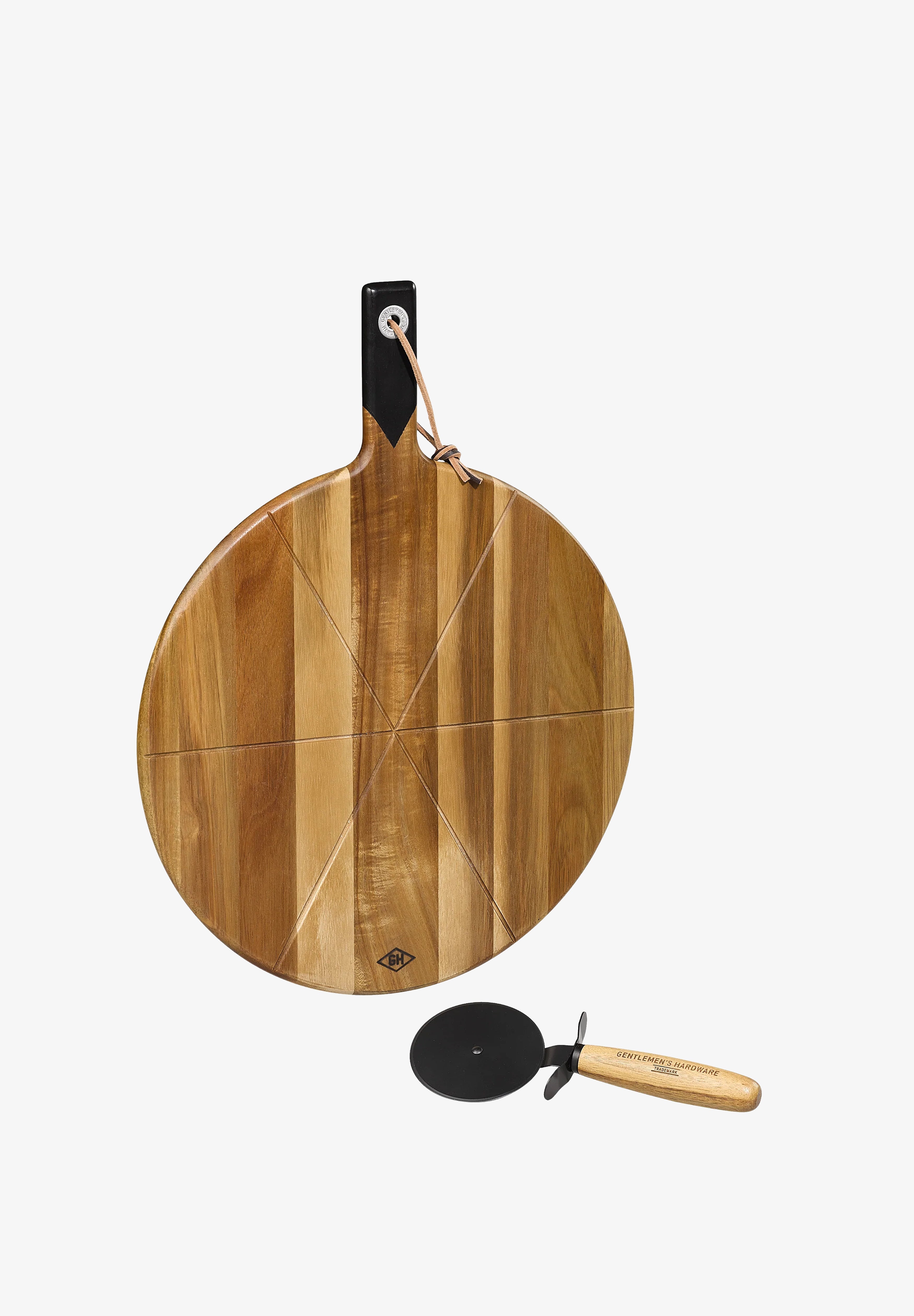 GENTLEMEN'S HARDWARE | PIZZA CUTTER & SERVING BOARD