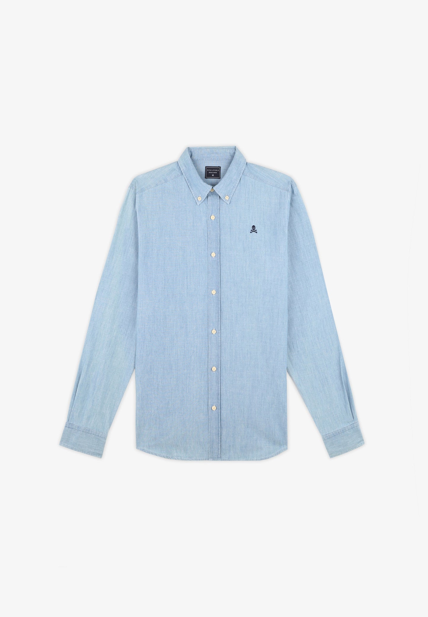 CAMISA DENIM COM BOTÕES