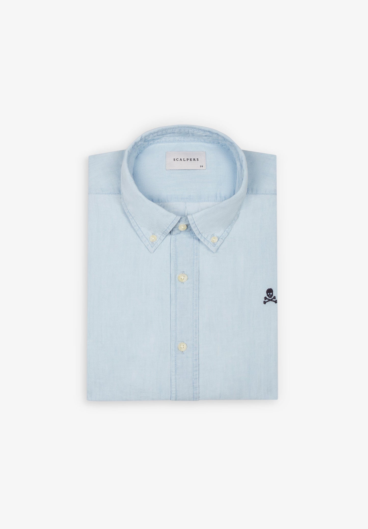 CAMISA DENIM COM BOTÕES