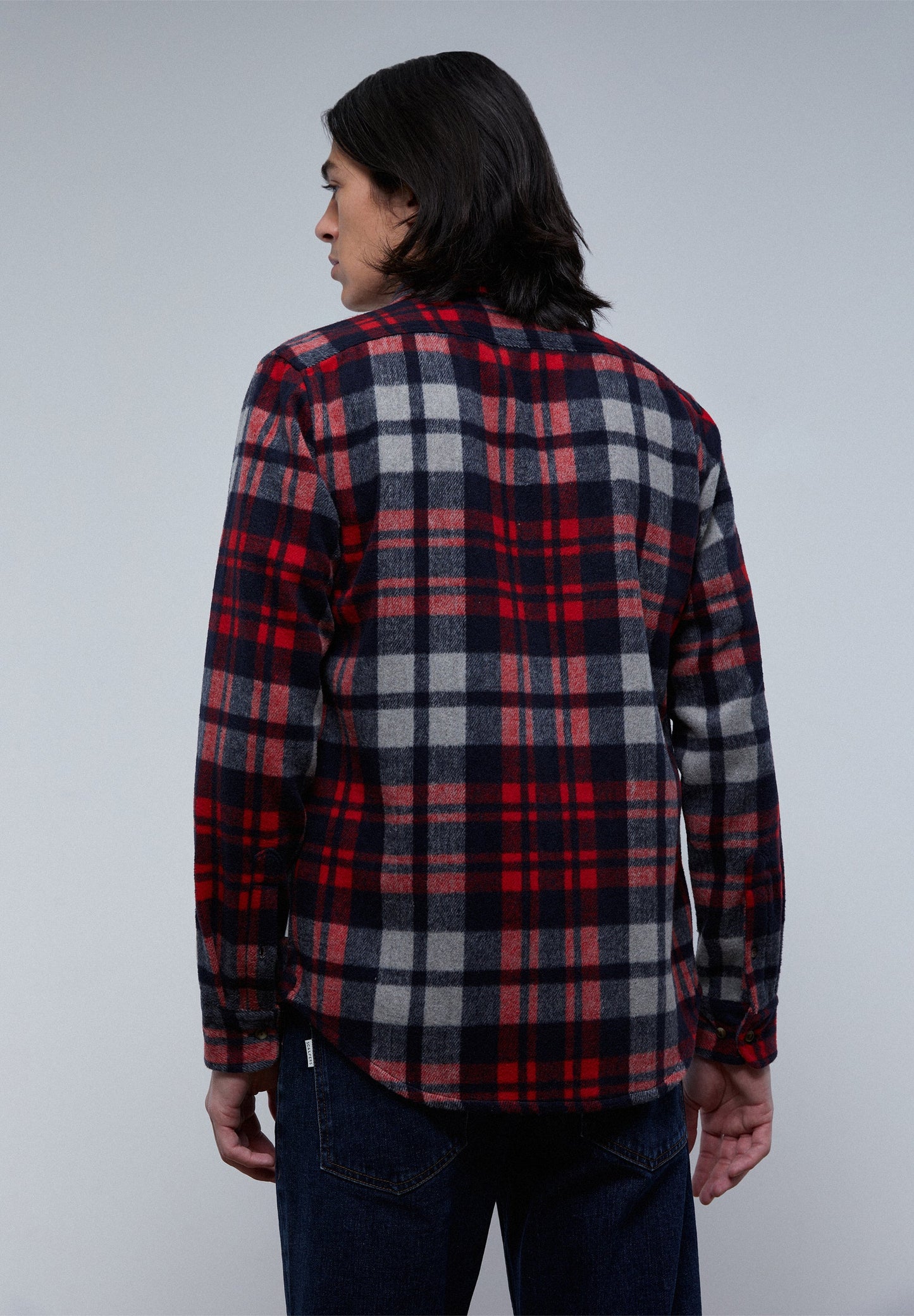 CAMISA COMPRIDA XADREZ EM FLANELA