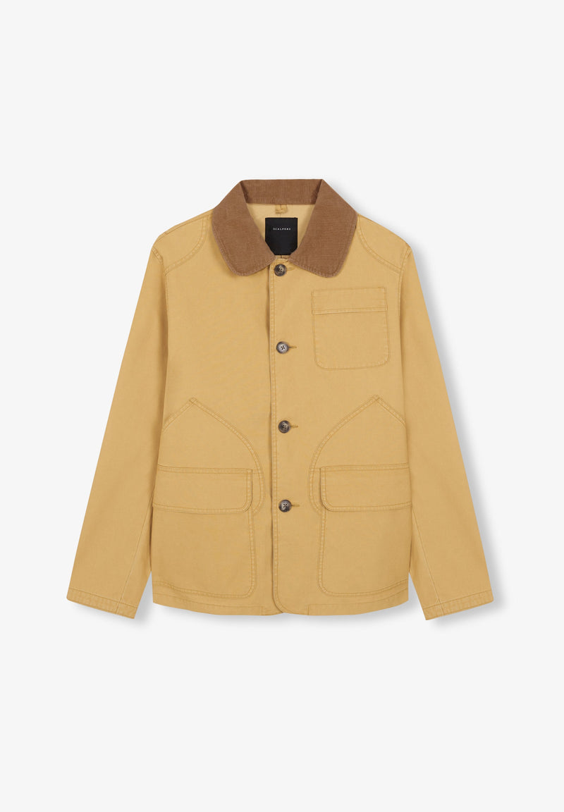 CARDIGAN PREMIUM COM GOLA DE BOMBAZINA A CONTRASTAR