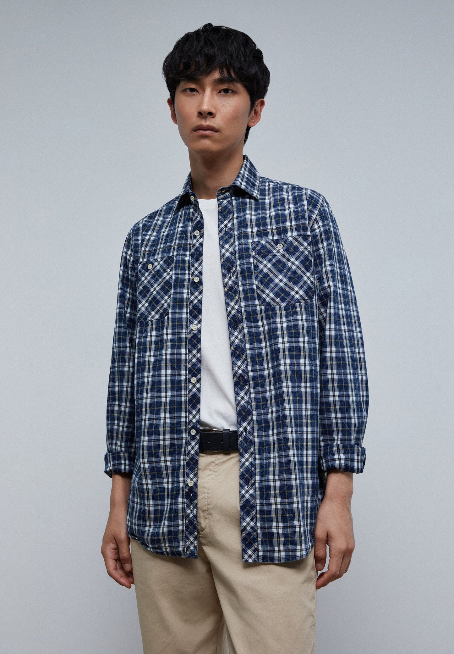 CAMISA XADREZ COM BOLSOS