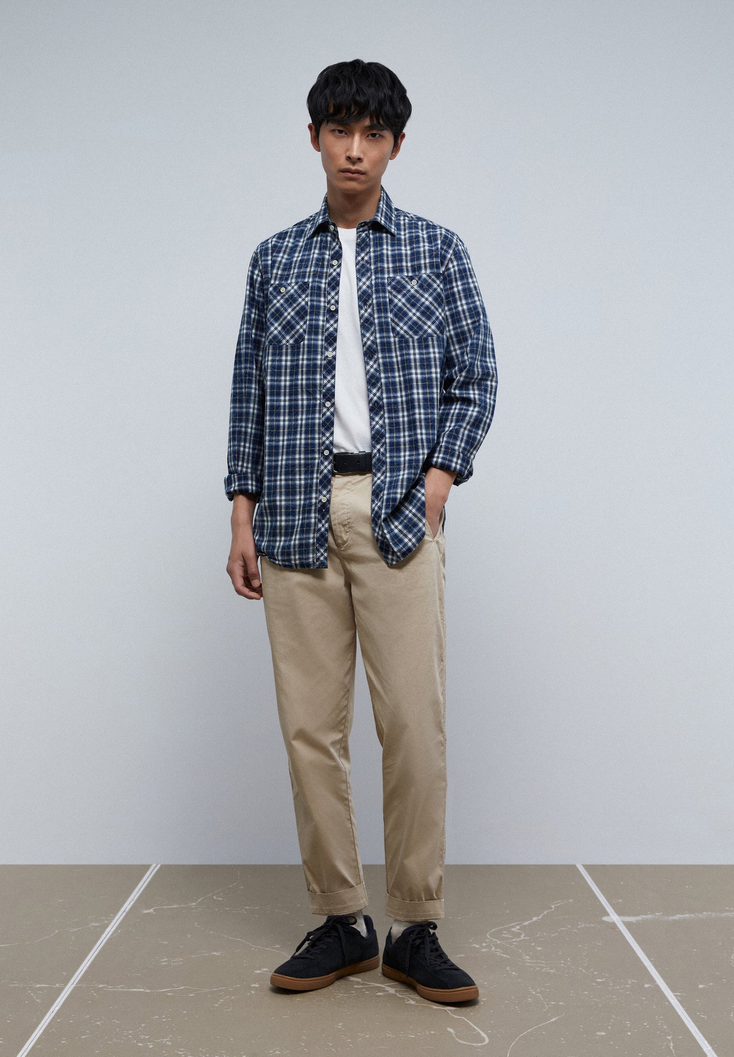 CAMISA XADREZ COM BOLSOS