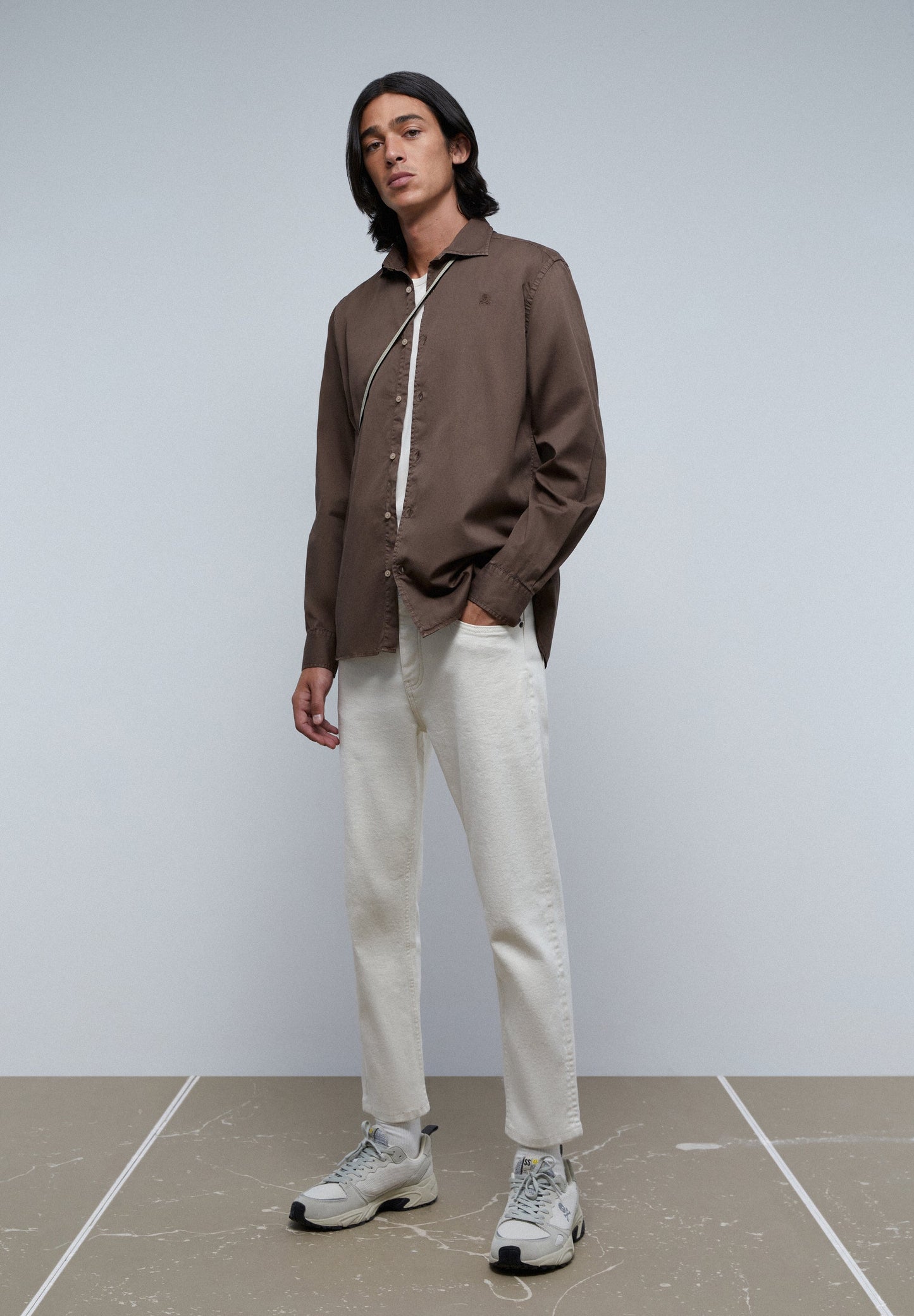 CAMISA DESBOTADA COM SKULL