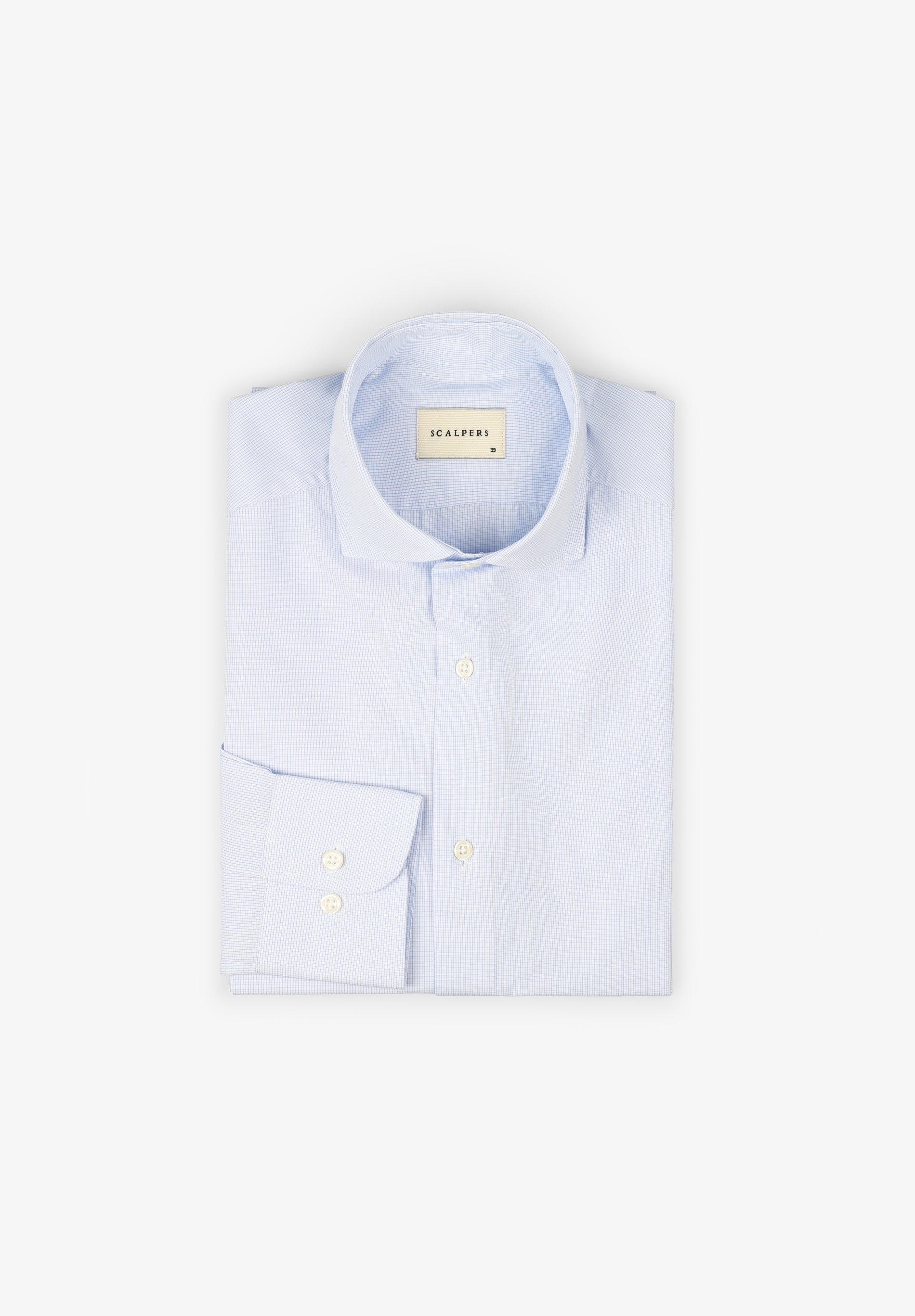 CAMISA DE VESTIDO DE PUNHO MISTO