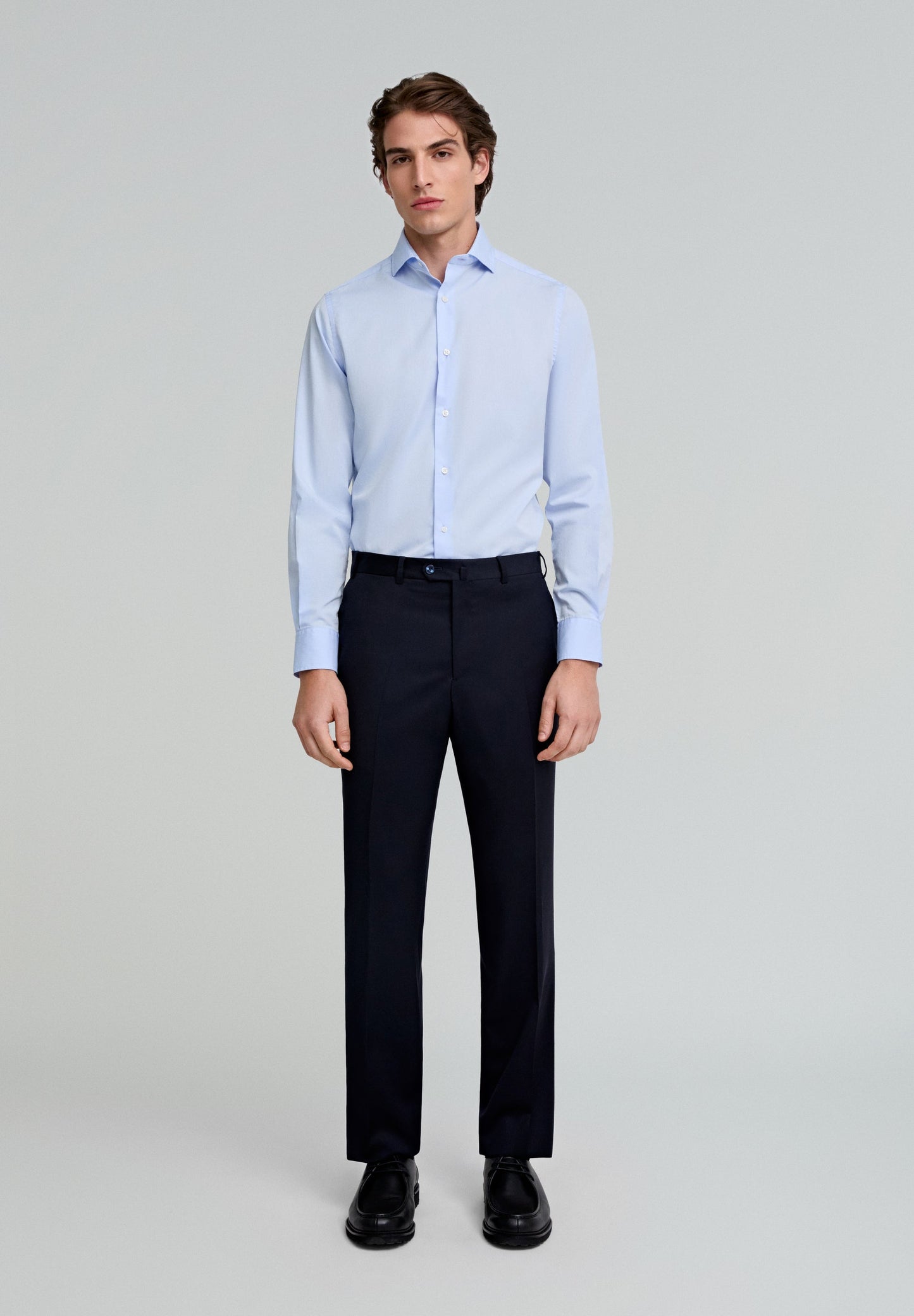 CAMISA DE VESTIR DE PUNHO MISTO