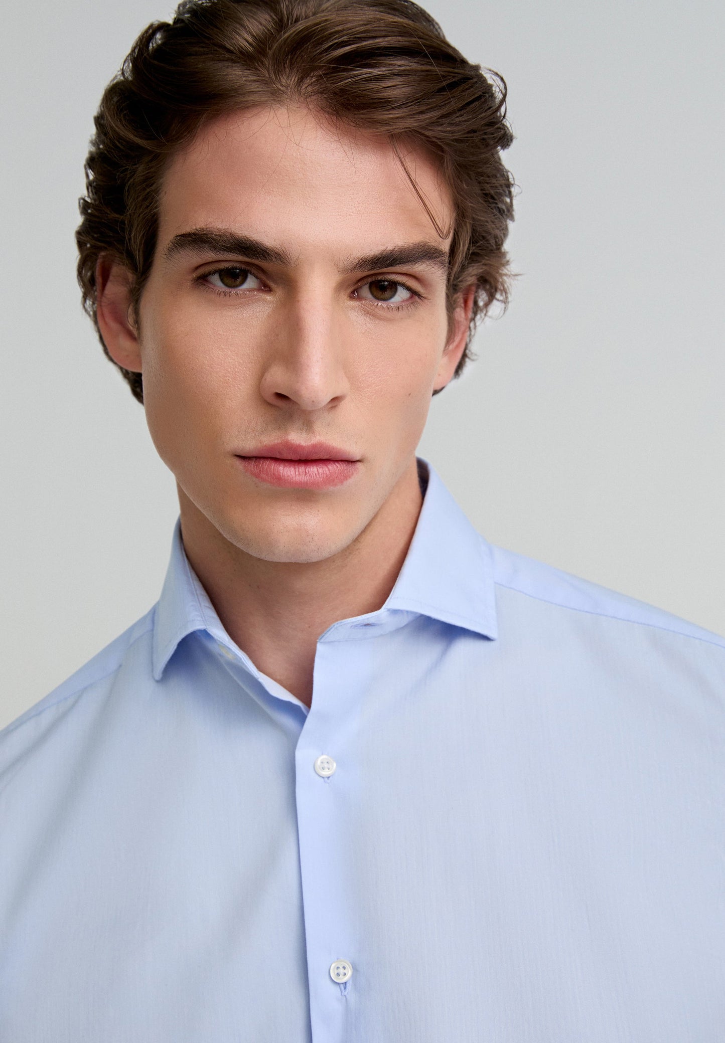 CAMISA DE VESTIR DE PUNHO MISTO