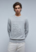 SWEATSHIRT COM SKULL EM RELEVO