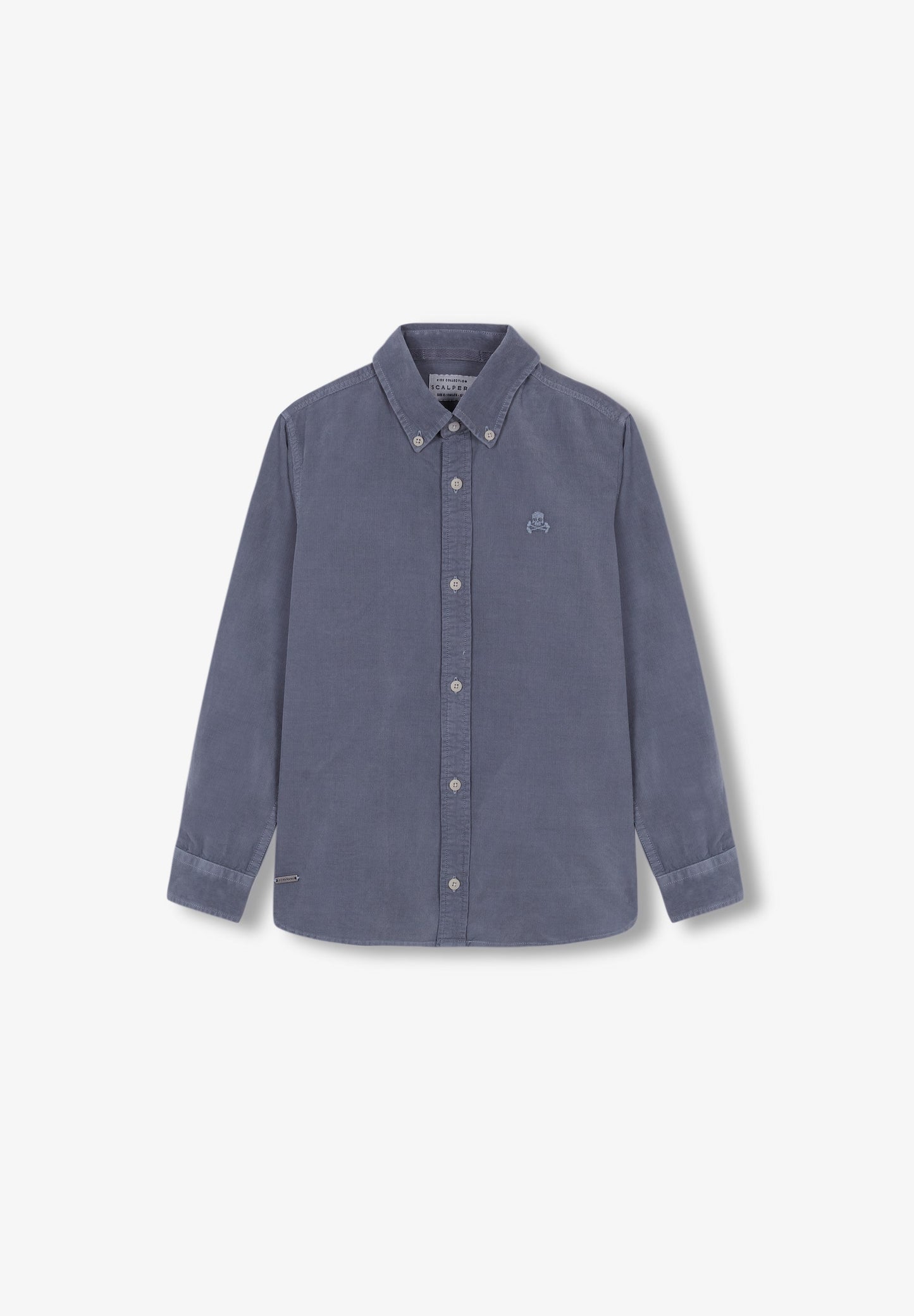 CAMISA BOMBAZINA FINA COM SKULL