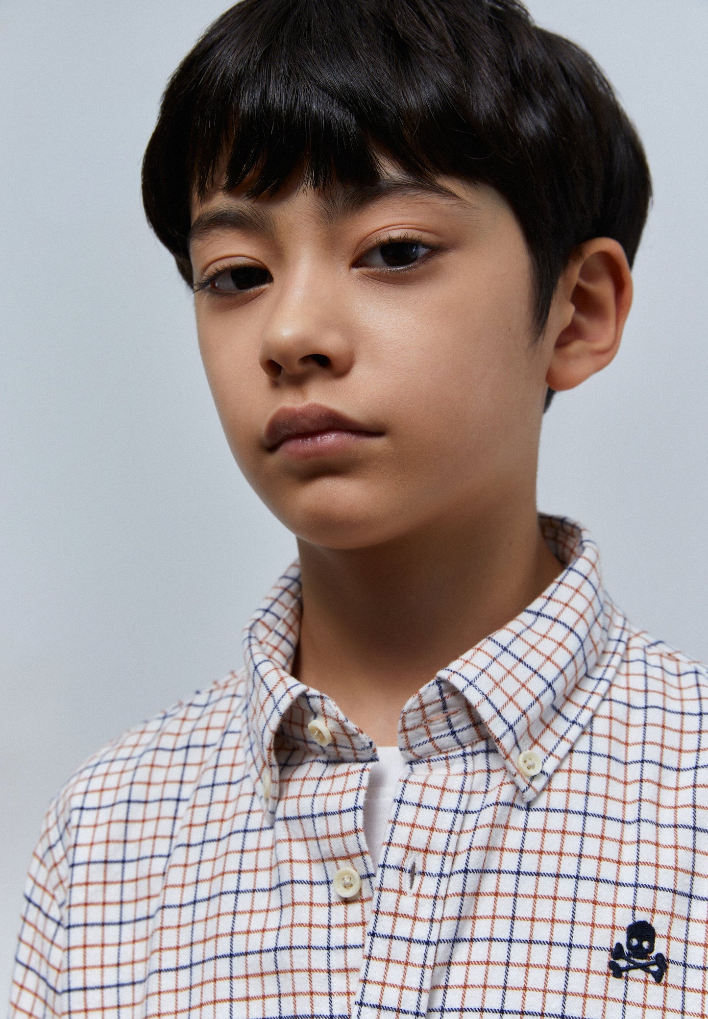 CAMISA XADREZ COM SKULL