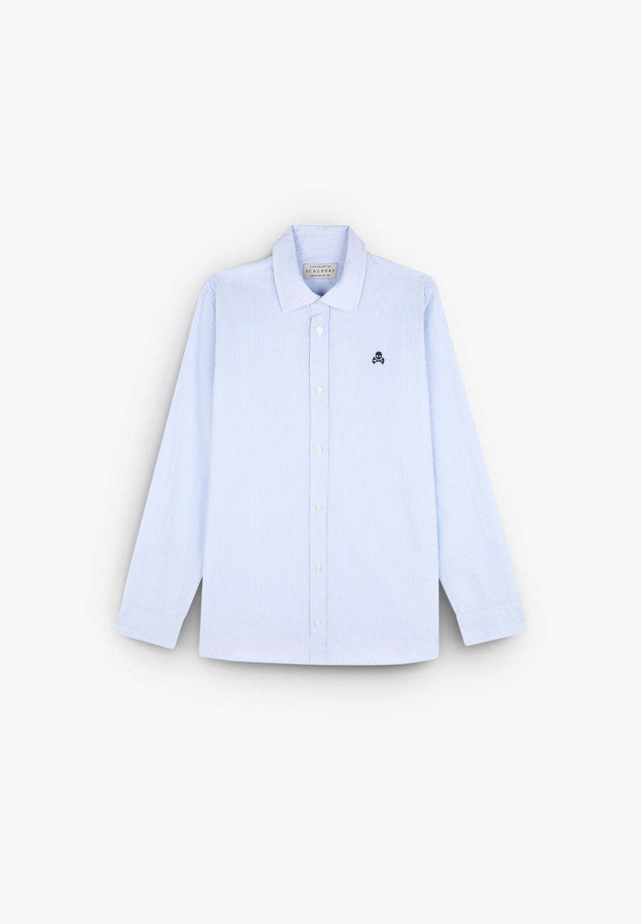 CAMISA COM SKULL A CONTRASTAR